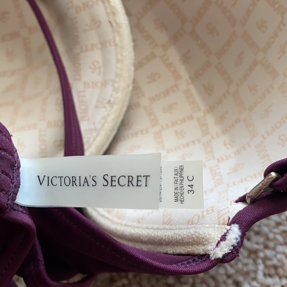 Victoria’s Secret Purple Bikini Top 34C Bottom Sm - Picture 12 of 12